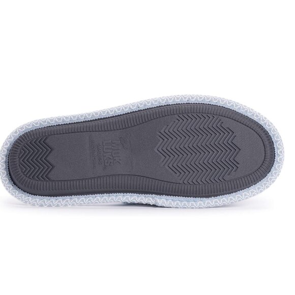 No Box MukLuk Women Sally Micro Chenille Scuff Slippers Blue M (7-8) $40 1C436 - Picture 3 of 6